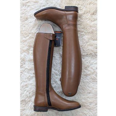 Chester Aachen boot in cognac plain leather