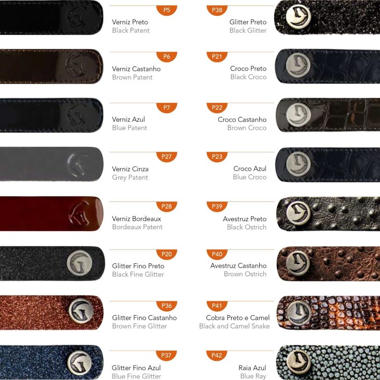 Decorative straps and leathers for Chester customisable riding boots